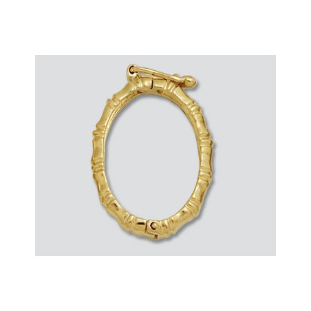 14K Zloty łącznik, mały 15.5x20.5mm