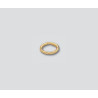 14K Złoty pierścień, owal 3.5x5.5mm