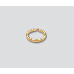 14K Złoty pierścień, owal 5 x 7.5mm