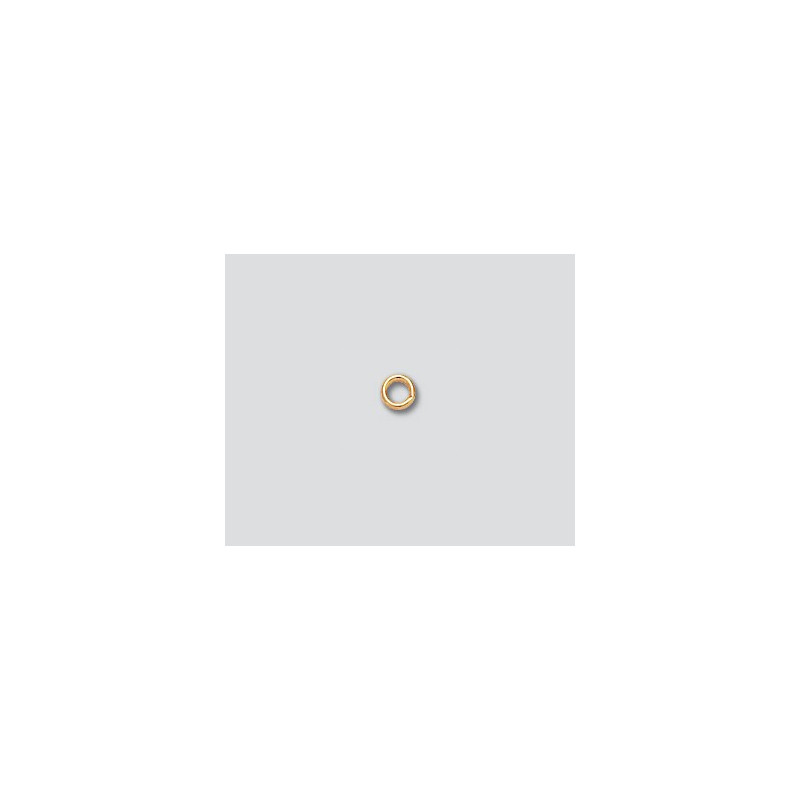 14K Złote kółko, zamknięte (.022) 3mm