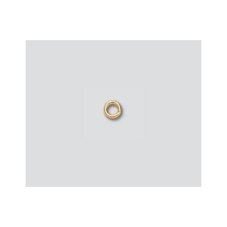 14K Złote kółko, zamknięte (.022) 3mm