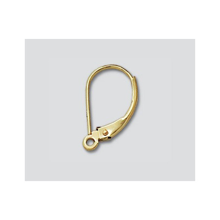 14K Złote zapięcie, proste 10x16mm