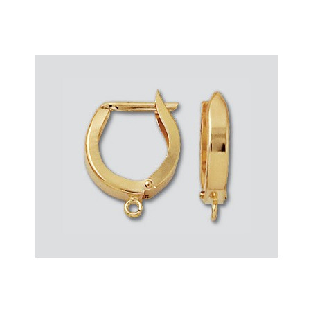 14K Złote zapięcie podkowa 12.5x14.75mm