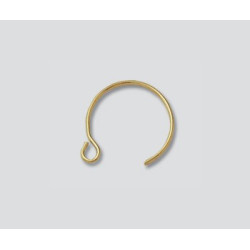 14K Złote bigle do kolczyków - okrąg 9.5mm