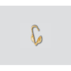 14K Złote zakończenie, muszla 3.4mm