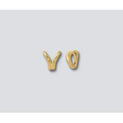 14K Złoty pałąk V mały 4.35x4mm