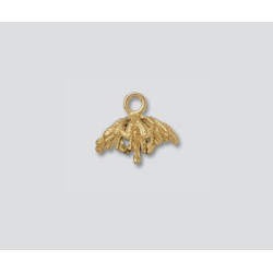 14K Złoty wisiorek filigranowy 9mm z trzpieniem i kielichem