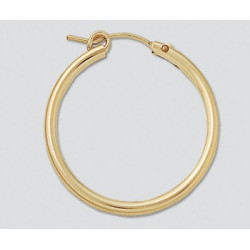 Kolczyki okrągłe 2mm x 34 mm