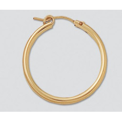 Kolczyki okrągłe 2mm x 27 mm